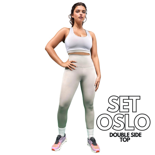 Set OSLO / Double Side Top + Leggins